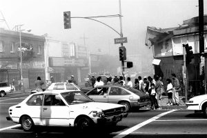 A scene from the streets of Los Angeles, May 1, 1992. Dark Sevier/via Flickr CC-BY-NC 2.0